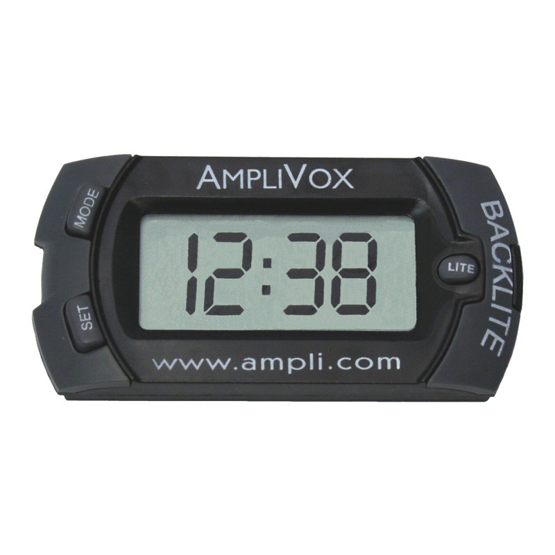 AmpliVox Sound Systems Digital LED Clock Panel Mount Wayfair